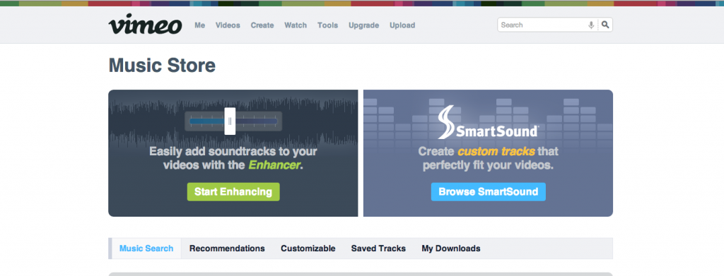 Vimeo Music Store