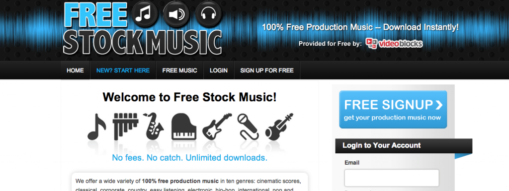 Free stock music